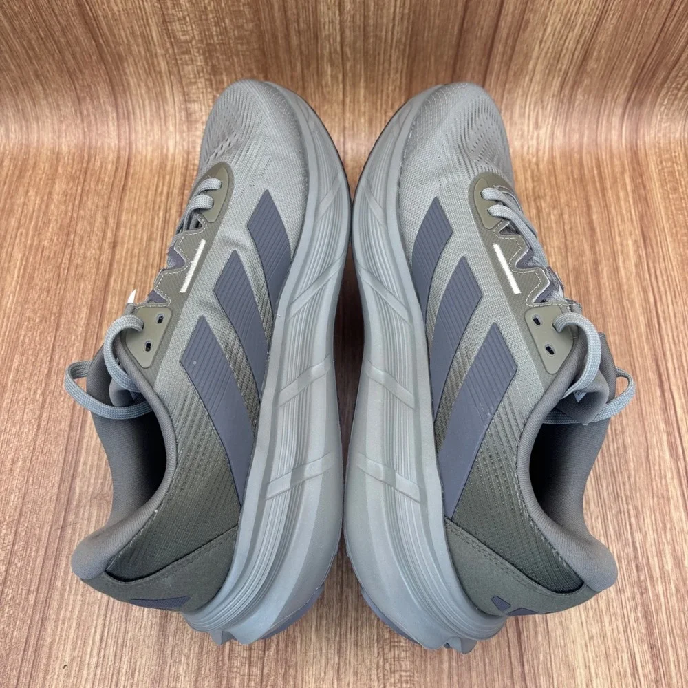 Adidas Questar 3 M Mens Size 12 Silver Pebble Charcoal Olive Running Shoes NEW